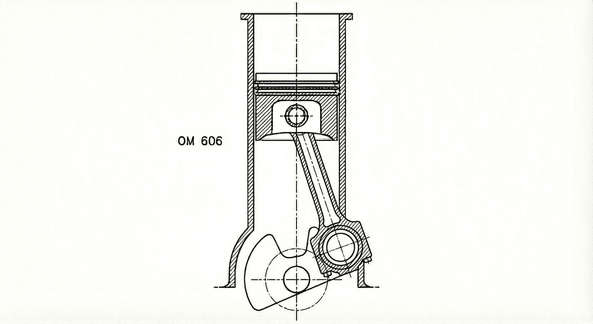 Transverse whipping load at 90° crank angle